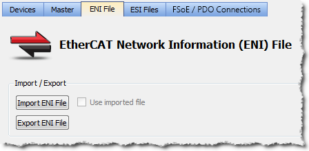 EtherCAT XML Configuration File